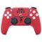 Utah Utes Text on Red PS5 Controller Skin