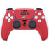 Utah Utes Text on Red PS5 Controller Skin
