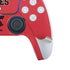 Utah Utes Text on Red PS5 Controller Skin