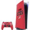Utah Utes Text on Red PS5 Digital Edition Bundle Skin