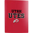 Utah Utes Text on Red PS5 Digital Edition Console Skin