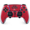 Utah Utes Text on Red PS5 DualSense Edge Pro Controller Skin