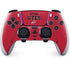 Utah Utes Text on Red PS5 DualSense Edge Pro Controller Skin