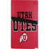 University of Utah Utes Text on Red PS5 Pro Console Skin