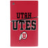 University of Utah Utes Text on Red PS5 Slim Disk Bundle Skin