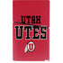 University of Utah Utes Text on Red PS5 Slim Digital Edition Console Skin