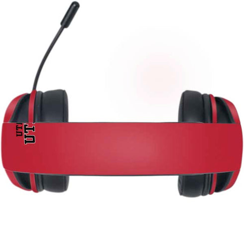University of Utah Utes Text on Red Razer Kraken X Skin