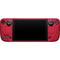 Utah Utes Text on Red Steam Deck Handheld Gaming Computer Skin