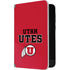 Utah Utes Text on Red Surface Duo Skin