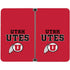 Utah Utes Text on Red Surface Duo Skin