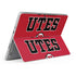 Utah Utes Text on Red Surface Go Skin