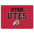 Utah Utes Text on Red Surface Laptop 2 Skin