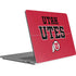 Utah Utes Text on Red Surface Laptop Studio Skin