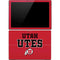 Utah Utes Text on Red Surface Pro 4 Skin