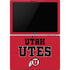Utah Utes Text on Red Surface Pro 6 Skin