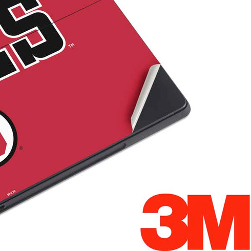 Utah Utes Text on Red Surface Pro 6 Skin