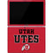 Utah Utes Text on Red Surface Pro 7 Skin