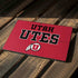 Utah Utes Text on Red Surface Pro 7 Skin