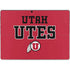 Utah Utes Text on Red Surface Pro 9 Skin
