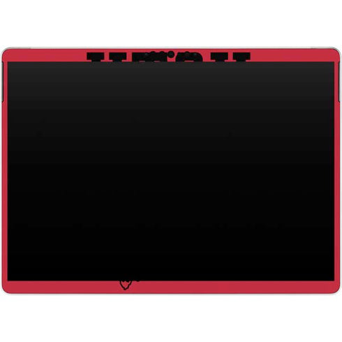 Utah Utes Text on Red Surface Pro 9 Skin