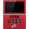 Utah Utes Text on Red Surface Pro Tablet Skin