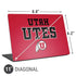 Utah Utes Text on Red Universal Laptop 11in (8.8 x 6.2in) Skin