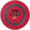 Utah Utes Text on Red Wireless Charger Skin