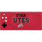 Utah Utes Text on Red Xbox Adaptive Controller Skin