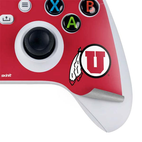 Utah Utes Text on Red Xbox Series S Bundle Skin