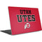 University of Utah Utes Text on Red Dell XPS Skin