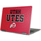 Utah Utes Text on Red Yoga 710 14in Skin