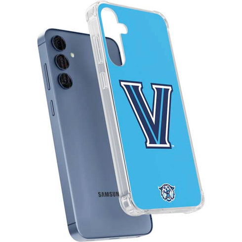 Villanova University V Wildcats Galaxy A55 5G Clear Case