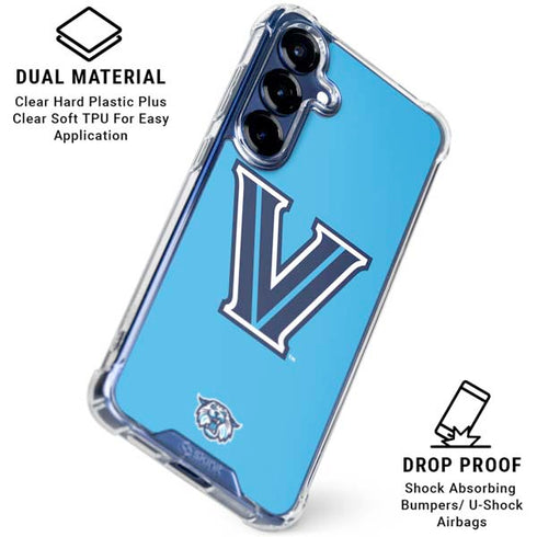 Villanova University V Wildcats Galaxy S25 Clear Case