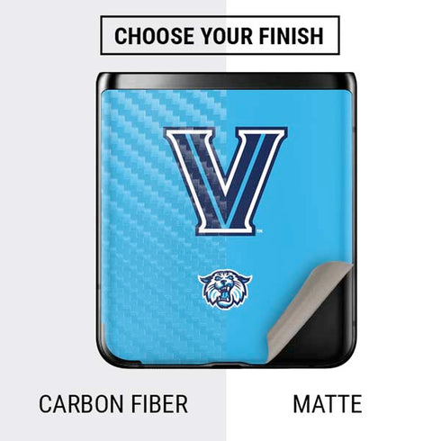 Villanova University V Wildcats Galaxy Z Flip Skin