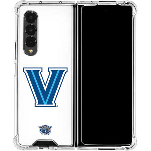 Villanova University V Wildcats Galaxy Z Fold4 5G Clear Case