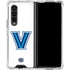 Villanova University V Wildcats Galaxy Z Fold4 5G Clear Case