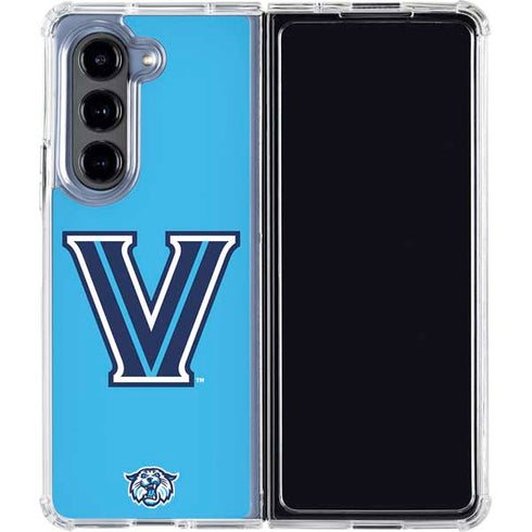 Villanova University V Wildcats Galaxy Z Fold5 5G Clear Case
