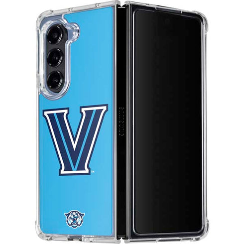 Villanova University V Wildcats Galaxy Z Fold5 5G Clear Case