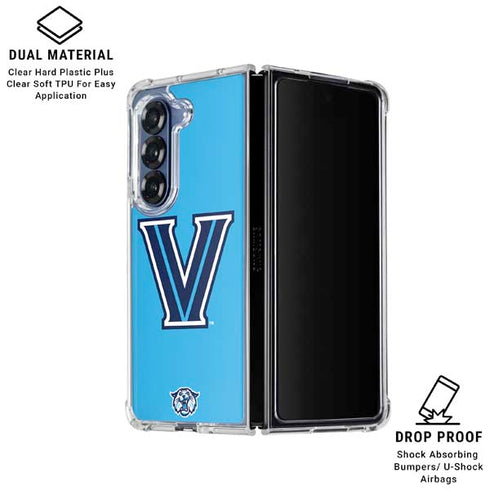 Villanova University V Wildcats Galaxy Z Fold7 Clear Case