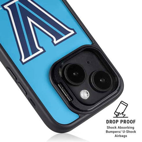Villanova University V Wildcats iPhone 15 Plus Kickstand Case