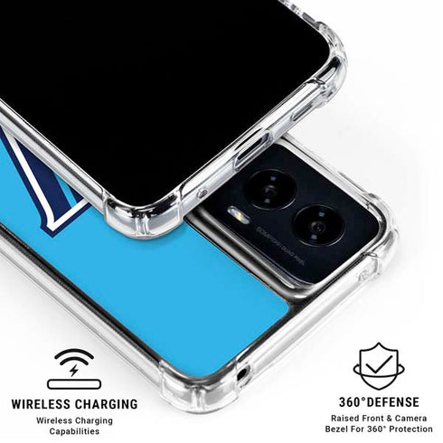 Villanova University V Wildcats Moto G Power 5G (2024) Clear Case