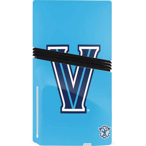 Villanova University V Wildcats PS5 Pro Disk Console Skin