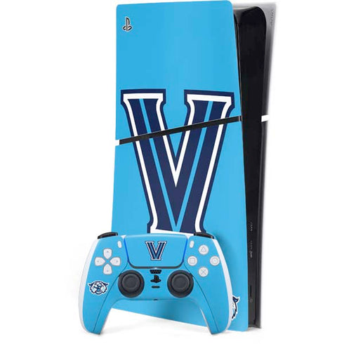 Villanova University V Wildcats PS5 Slim Digital Edition Bundle Skin