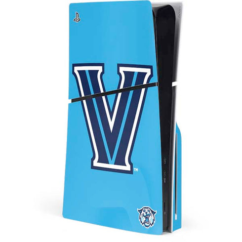 Villanova University V Wildcats PS5 Slim Disk Console Skin