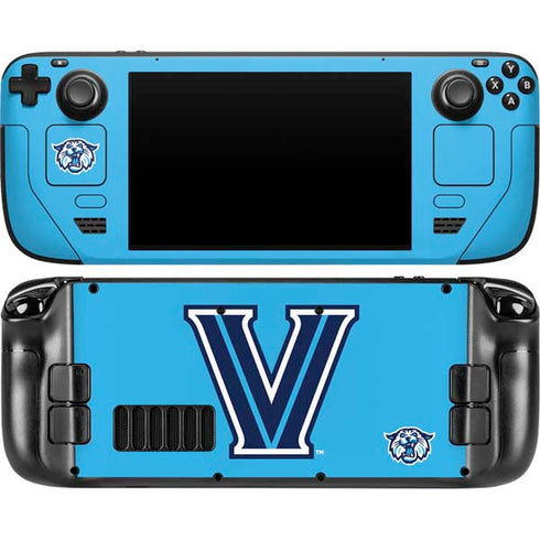 Villanova University V Wildcats Steam Deck Handheld Gaming Computer OLED Skin