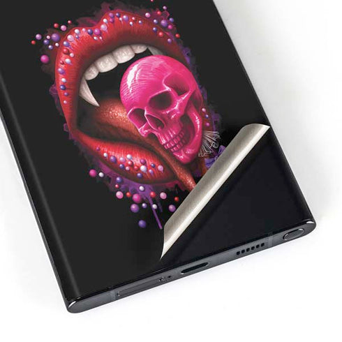 Vampire Skull Lollypop by Sarah Richter Galaxy Skins