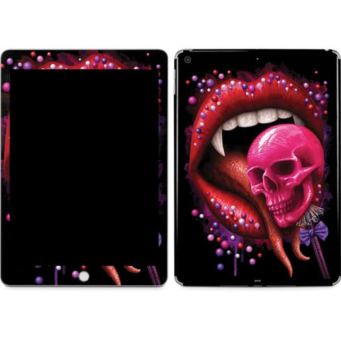 Vampire Skull Lollypop by Sarah Richter Apple iPad Skin
