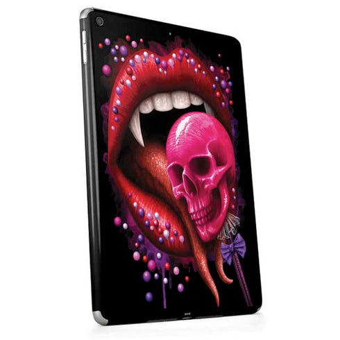 Vampire Skull Lollypop by Sarah Richter Apple iPad Skin