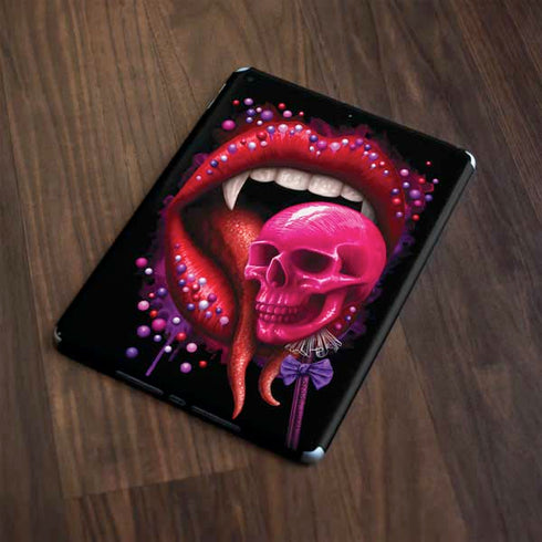 Vampire Skull Lollypop by Sarah Richter Apple iPad Skin