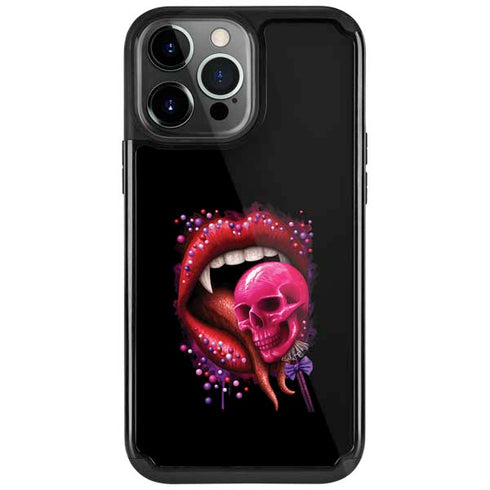 Vampire Skull Lollypop by Sarah Richter iPhone Cases